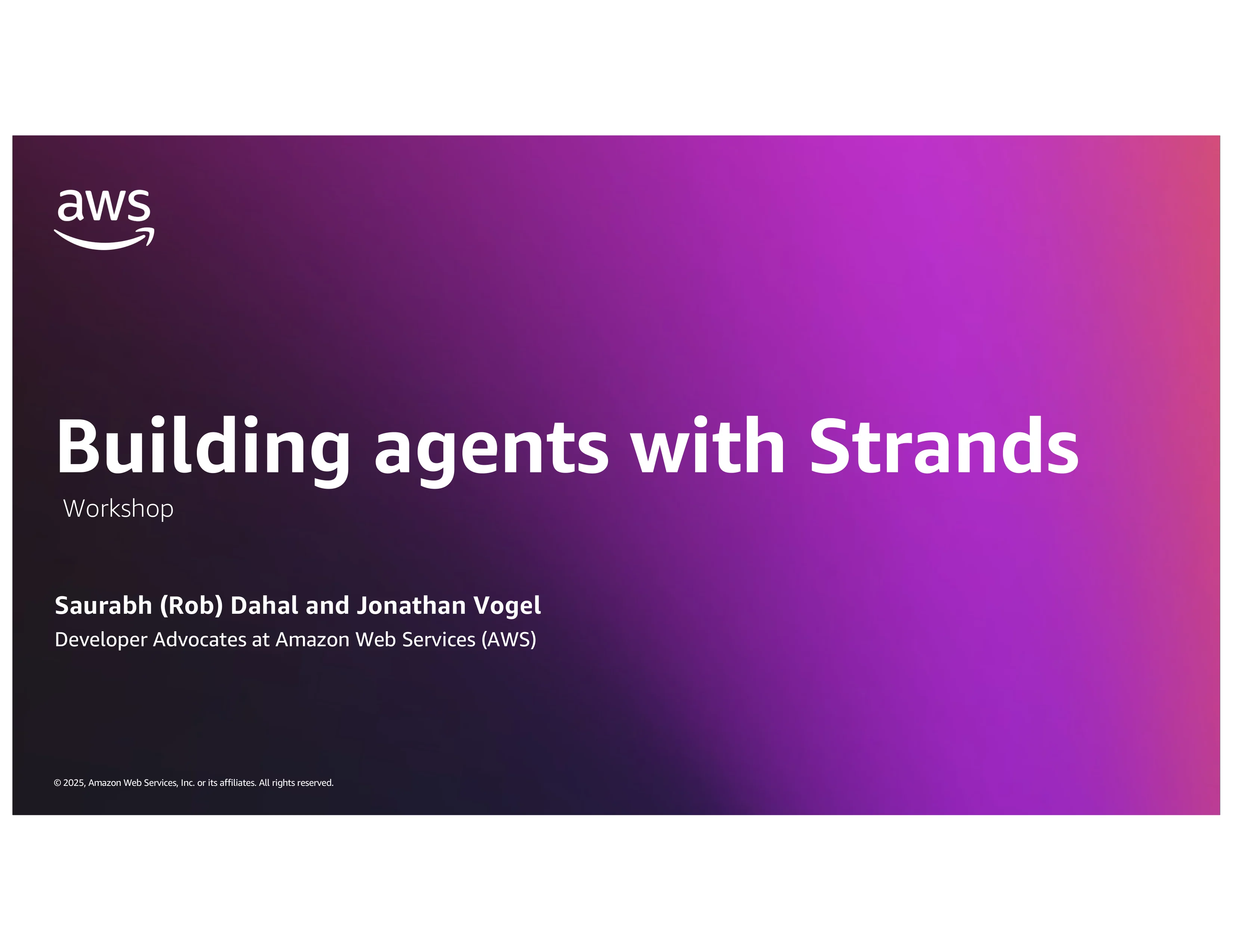 Build Production-Ready, Agentic AI Systems Using the Open Source Strands Agents SDK
